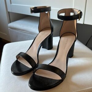 Stuart Weitzman Black Patent Leather heels